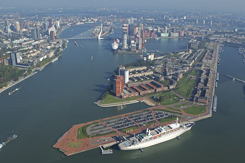 Writing Task 1: Rotterdam port in Holland