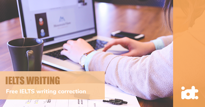Free IELTS writing correction service