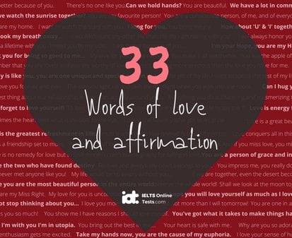 33 Words of Love & Affirmation