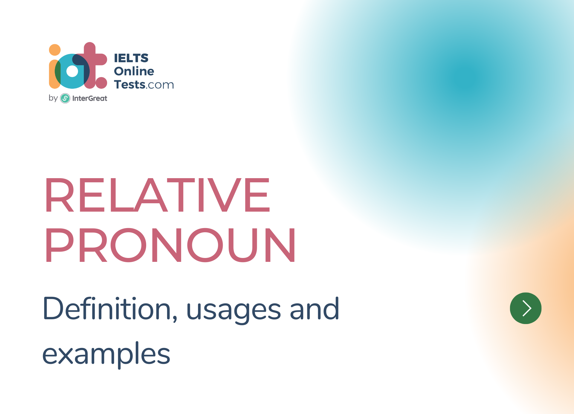 Relative pronoun definition and common examples