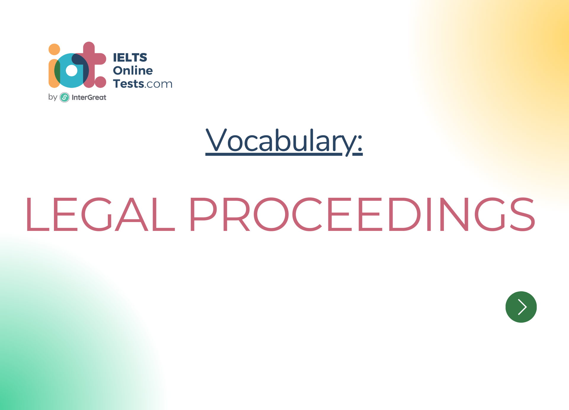 Thủ tục pháp lý (Legal proceedings)