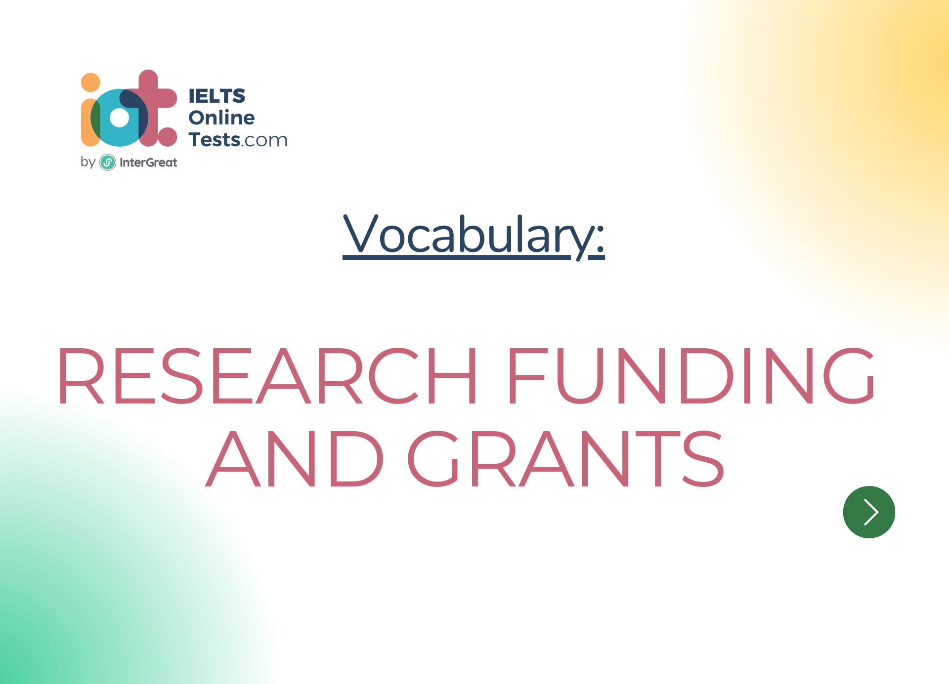 Research funding and grants