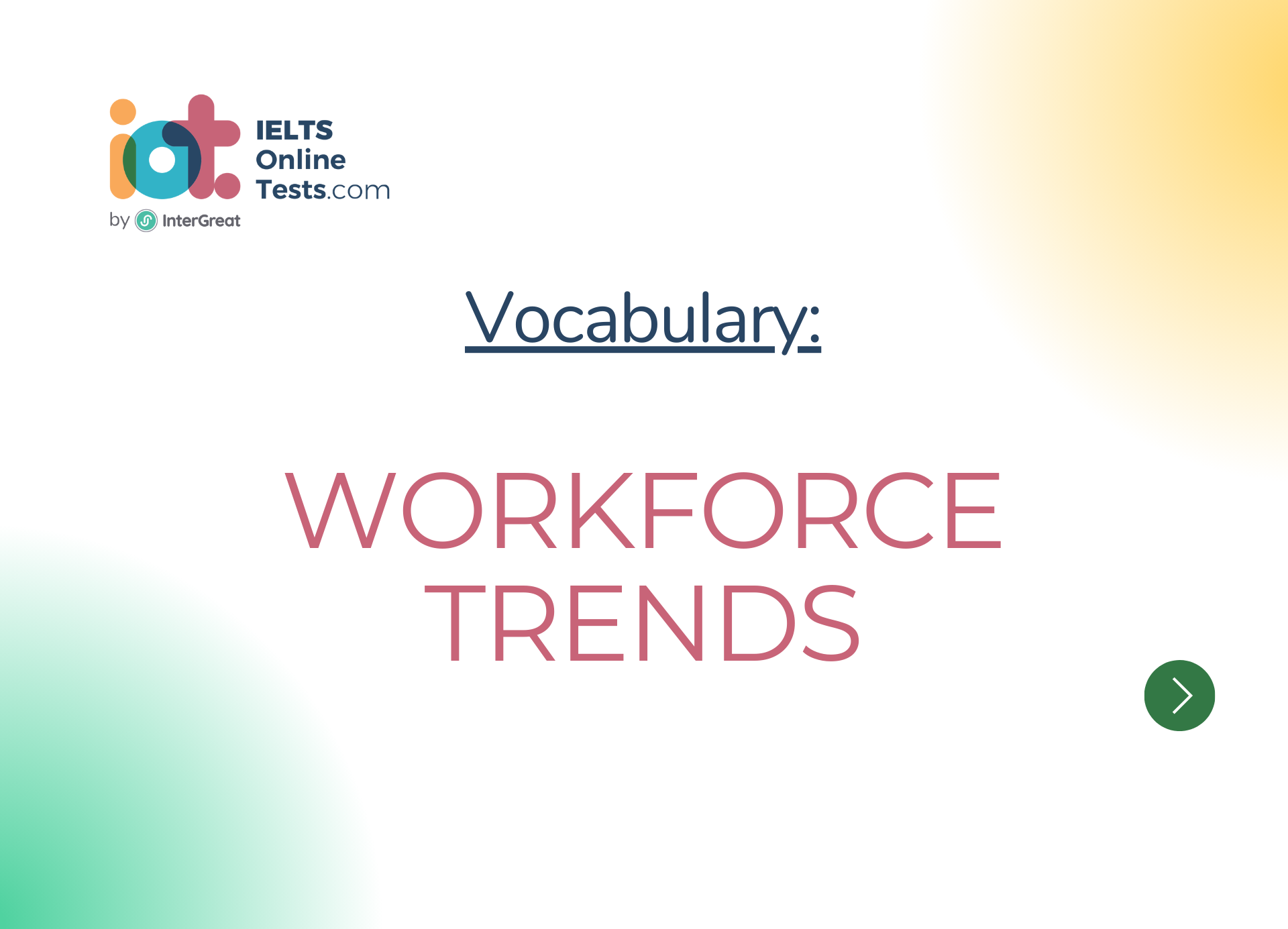 Workforce trends